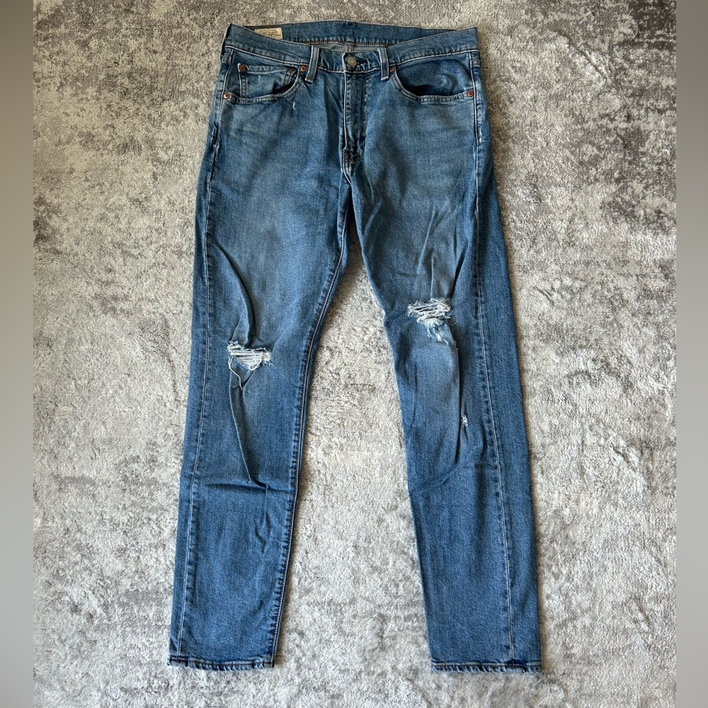 Men's Levi 512 Slim Taper Fit Jeans Distressed